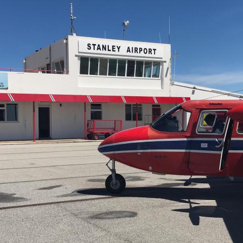 Stanley airport, Falkland Islands