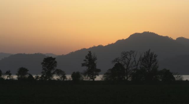 Sunset at Corbett National Park