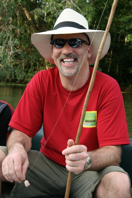 Fishing for Piranha on the Amazon River