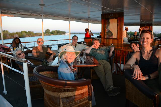 Sunset cruise, Zambezi River