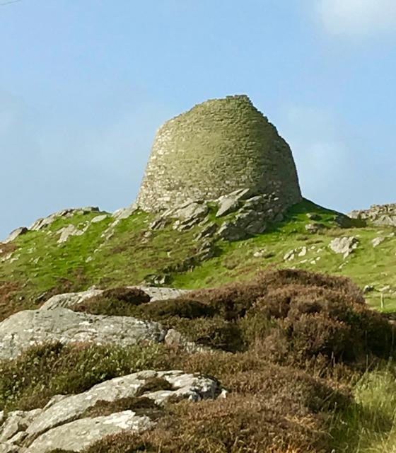 Broch, prehistoric stone tower, Isle of Lewis, Scotland