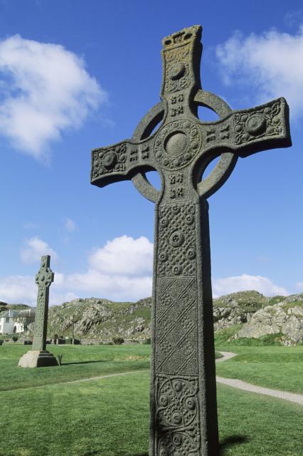 Celtic cross, Iona, Scotland
