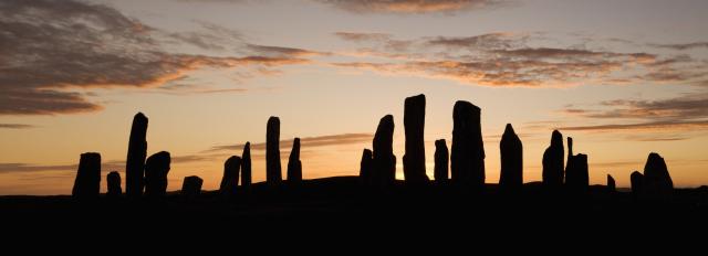 Standing stones, Stones of Callanish, Isle of Lewis, Scotland