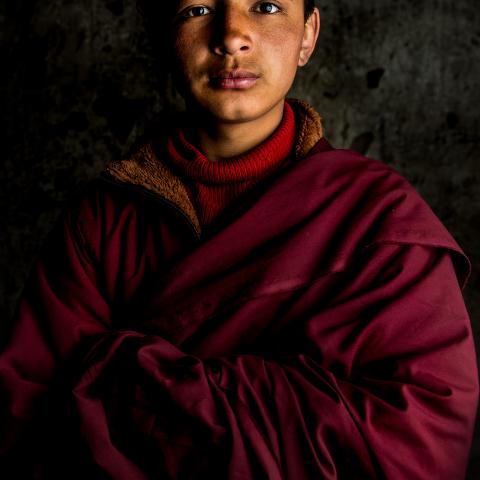 Young monk Ladakh