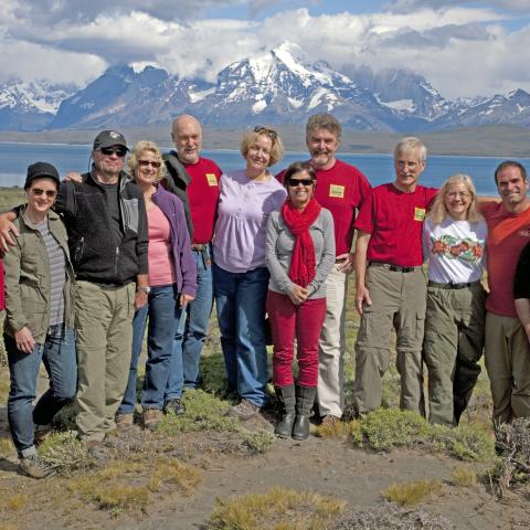 Torres del Paine tourists