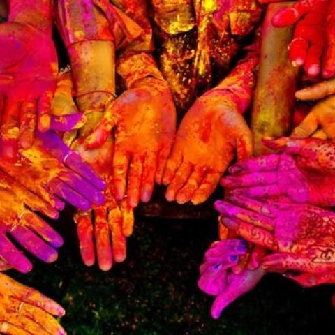 Holi celebration