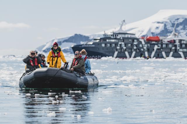 Magellan Explorer in Antarctica