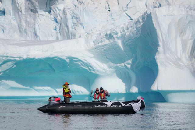 Zodiac in Antarctica