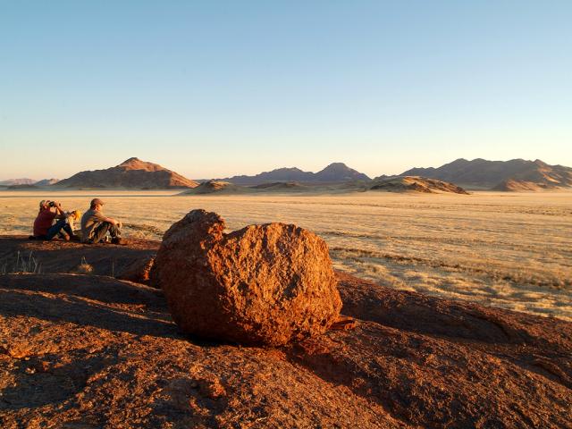 Sunset at Woldewans Lodge, Namibia